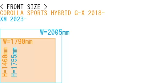 #COROLLA SPORTS HYBRID G-X 2018- + XM 2023-
